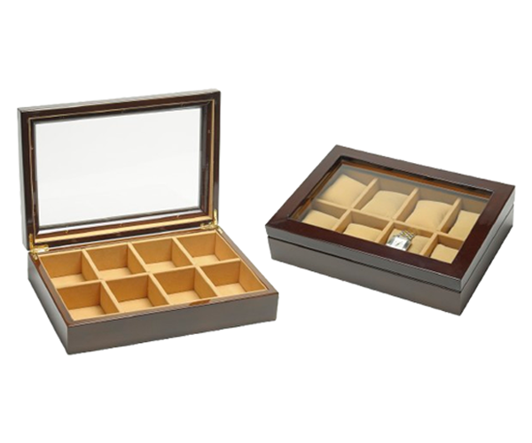 Rectangular Wooden Card Box